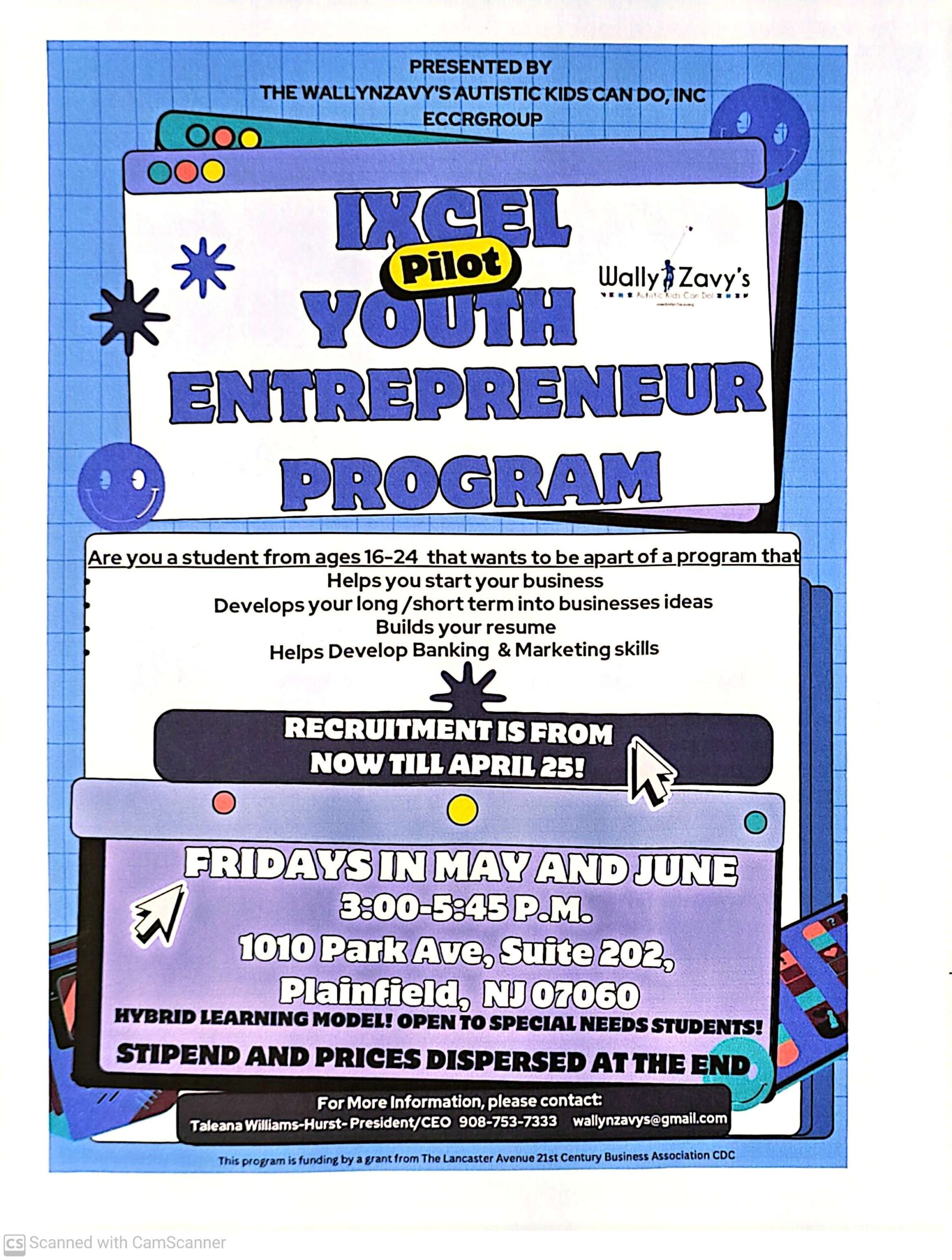 IXCEL Pilot Youth Entrepreneur Program
