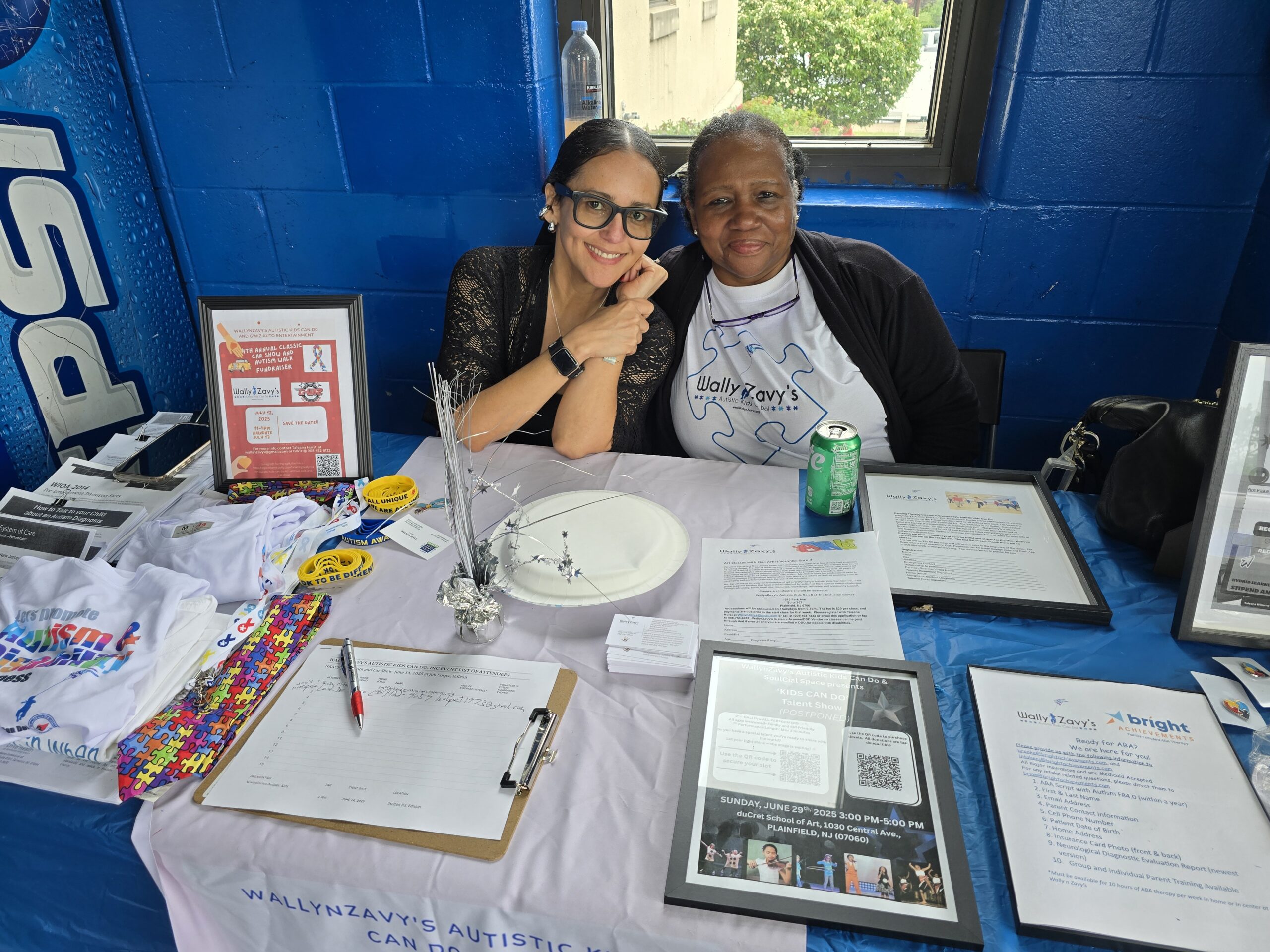 Vending at the Juneteenth NAACP MEAB branch June 14, 2025. Taleana and Jasnery